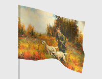 Флаг Охота 100х150 см Флаг Охота 100х150 см