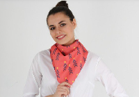 Косынка Шарлотта 80х80х120 см, с полной запечаткой Косынка Шарлотта 80х80х120 см, с полной запечаткой