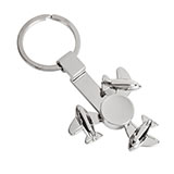 Брелок со спиннером "PLANE", 5х1,5 см,металл