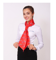 Галстук Лира женский с полной запечаткой Галстук Лира женский с полной запечаткой