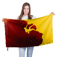 Флаг Скалолаз 100х150 см Флаг Скалолаз 100х150 см