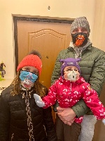 Детские тканевые защитные маски с принтом Детские тканевые защитные маски с принтом