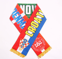 Шарф болельщика Хорватия - Дания 01.07.2018 в Нижнем Новгороде Шарф болельщика Хорватия - Дания 01.07.2018 в Нижнем Новгороде