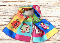 Платок Шанель 20х90 см, с полной запечаткой Платок Шанель 20х90 см, с полной запечаткой