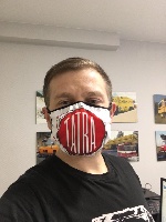 Тканевые защитные маски с дизайном заказчика Тканевые защитные маски с дизайном заказчика