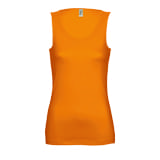 Топ "Jane", оранжевый_S, 100% х/б, 150г/м2