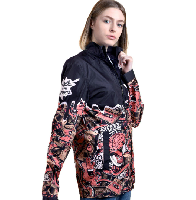 Ветровка Дилан без капюшона унисекс, с полной запечаткой