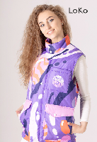 Жилет Хайк на синтепоне унисекс, с полной запечаткой Жилет Хайк на синтепоне унисекс, с полной запечаткой