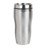 Термокружка  "Promo";  450 мл; красный; металл/пластик