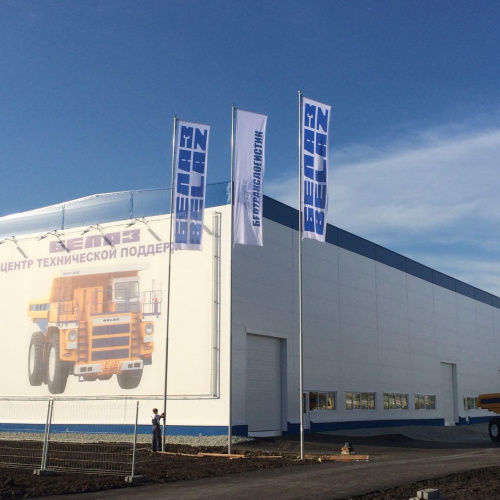 Монтаж флагштоков