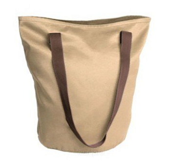 Сумка Кэмп из греты 32х36 см, однотонная