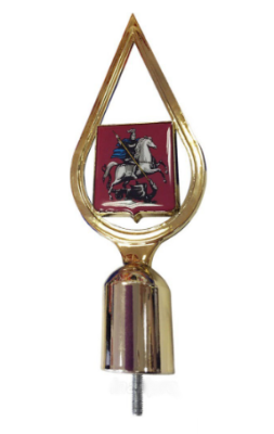 Навершие с гербом Москвы вырезное пластиковое