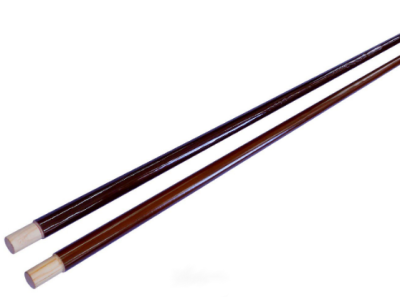 Флагшток напольный деревянный с основанием Корзина (сосна) 3 штока 2,5 м