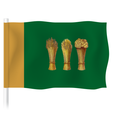 Настольный флажок Пензы 15х22 см