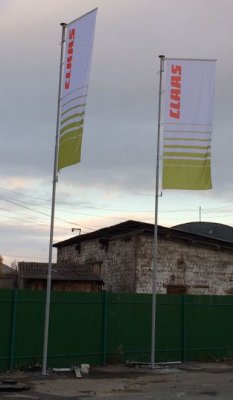 Флагшток уличный стационарный секционный Nordwerk БАННЕР 10 метров