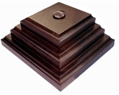 Основание деревянное Пирамида, 1 шток, бук